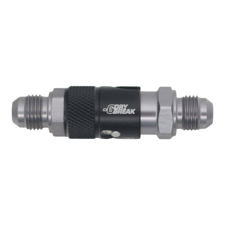 DeatschWerks 6AN Male Flare Quick Disconnect Fitting 2 Anodized Matte Black