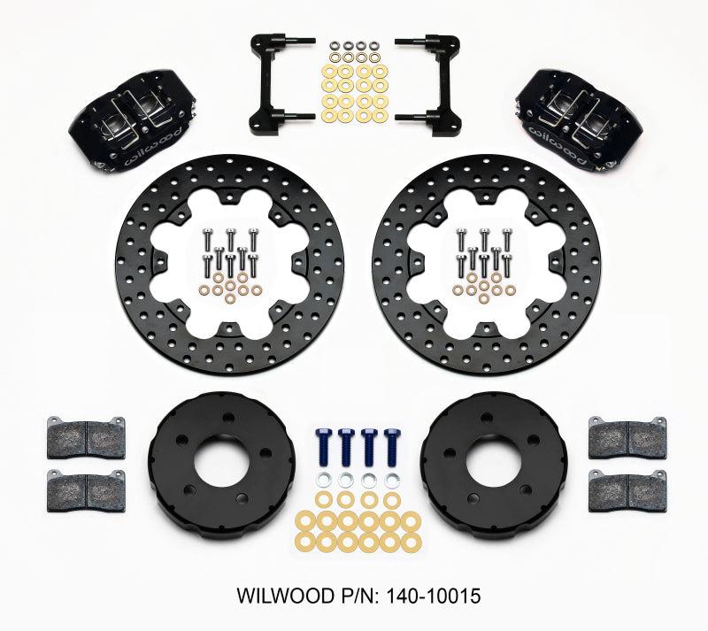 Wilwood Dynapro Radial Front Drag Brake Kit 11.75in Drilled - Ford Mustang 1994-2004