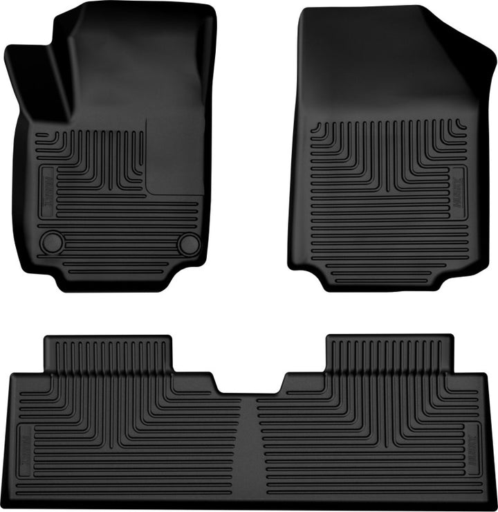 Husky Liners 2025 Weatherbeater Front & Rear Floor Liners for GMC Terrain and Chevrolet Equinox – Black - OneFastShop