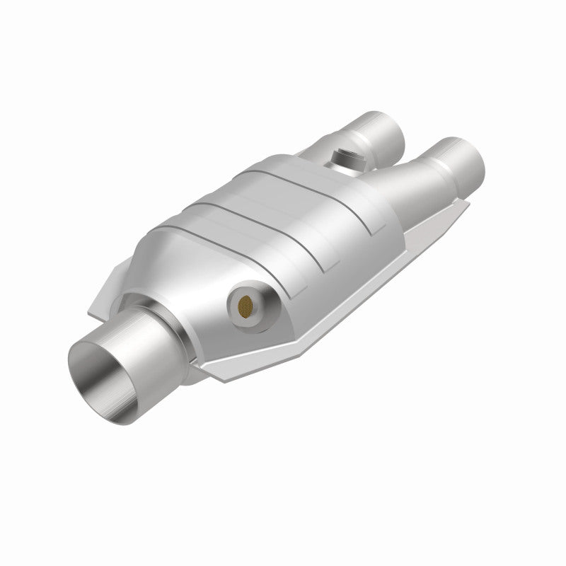 Magnaflow Universal Catalytic Converter 2.5 Inch Single Dual O2 Sensor Port Stainless Steel EPA Compliant