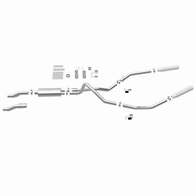 Magnaflow Catback Exhaust System for 2011-2014 Ford F-150 3.7L 5.0L 6.2L Dual Split Rear Exit with 3.5in Stainless Steel Tips - OneFastShop