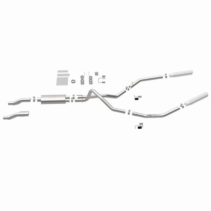 Magnaflow Catback Exhaust System for 2011-2014 Ford F-150 3.7L 5.0L 6.2L Dual Split Rear Exit with 3.5in Stainless Steel Tips - OneFastShop