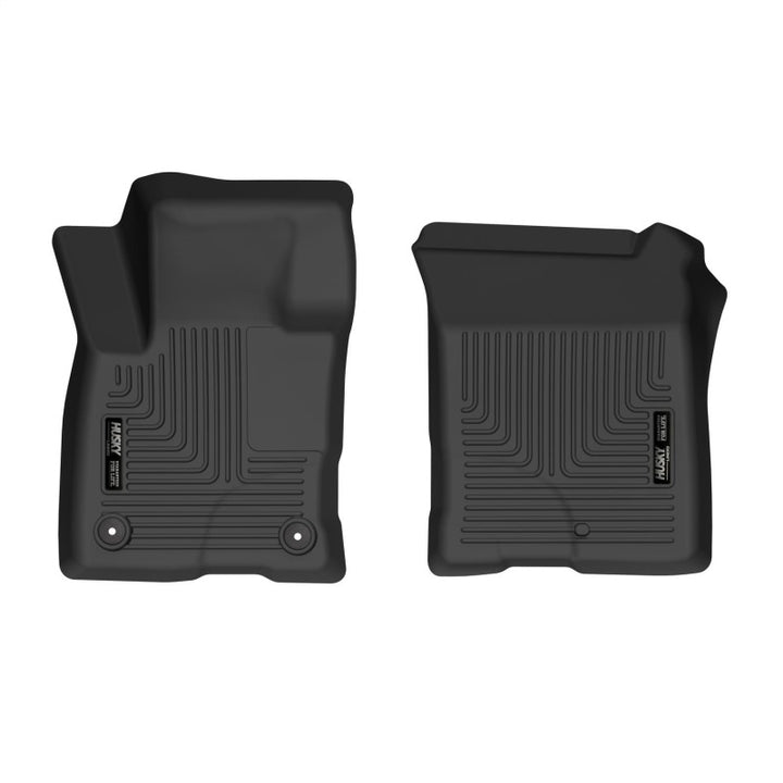 Husky Liners 21-22 Ford Bronco Sport X-act Contour Front & 2nd Seat Floor Liners (Black).