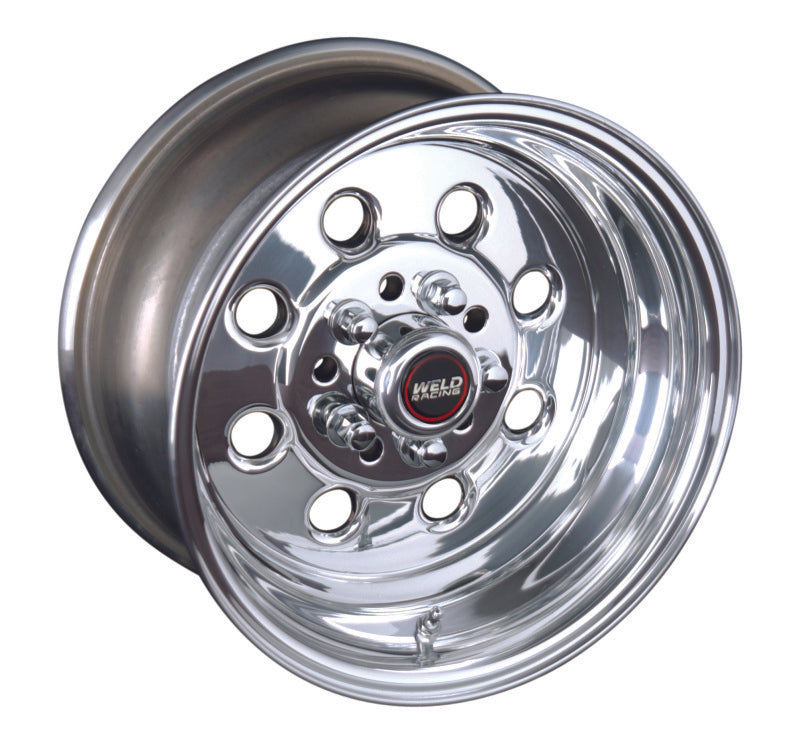 Weld Draglite 15x3.5 Polished Wheel Non-Beadlock 5x4.5 & 5x4.75 BP 1.375in BS - OneFastShop