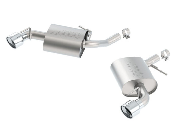 Borla Single Split Rear Exit S-Type Axle-Back Exhaust for 16-17 Chevy Camaro 3.6L V6