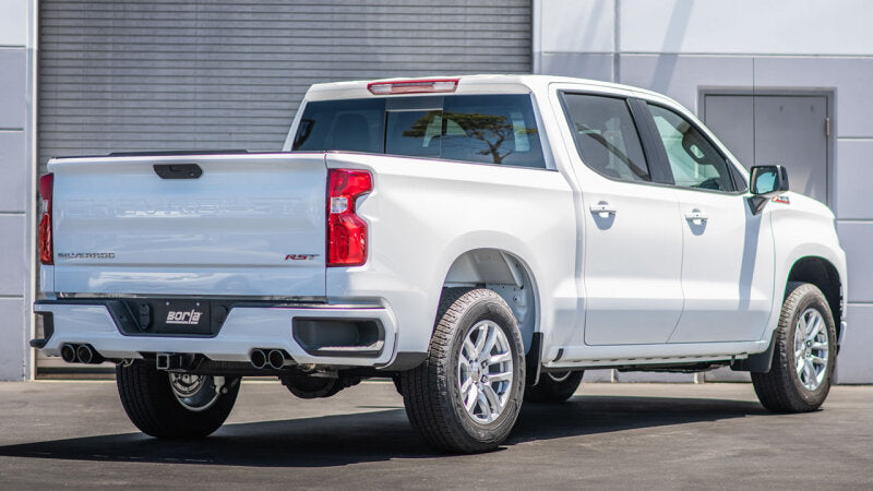Borla ATAK Catback Exhaust 3.5" to Dual 2.75" Black Chrome - 2024 Chevy Silverado 1500 6.2L V8