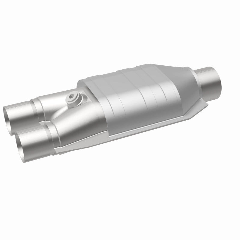 Magnaflow Universal Catalytic Converter 2.5 Inch Single Dual O2 Sensor Port Stainless Steel EPA Compliant - OneFastShop