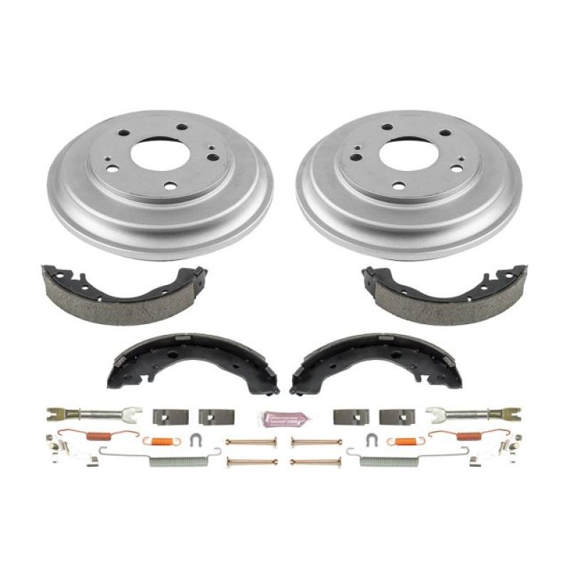 PowerStop Rear Autospecialty Drum Kit for 06-11 Honda Civic Coupe - OneFastShop