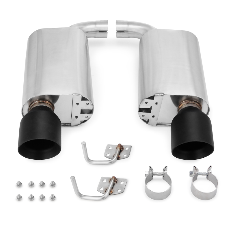 Magnaflow Axleback Exhaust Blacktips 2015 Plus Mustang GT - OneFastShop