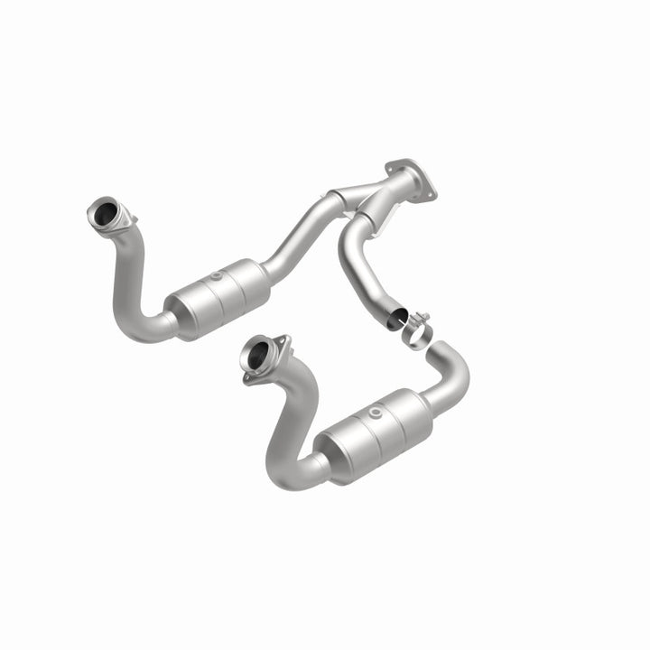 Magnaflow Catalytic Converter Y-Pipe Assembly for 08-10 Ford F-250/F-250 SD/F-350/F-350 SD 5.4L/6.8L / F-450 SD 6.8L - OneFastShop