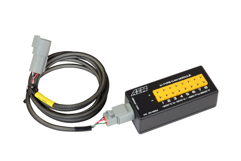 AEM 8 Channel K-Type Thermocouple EGT CAN Module for Enhanced Monitoring