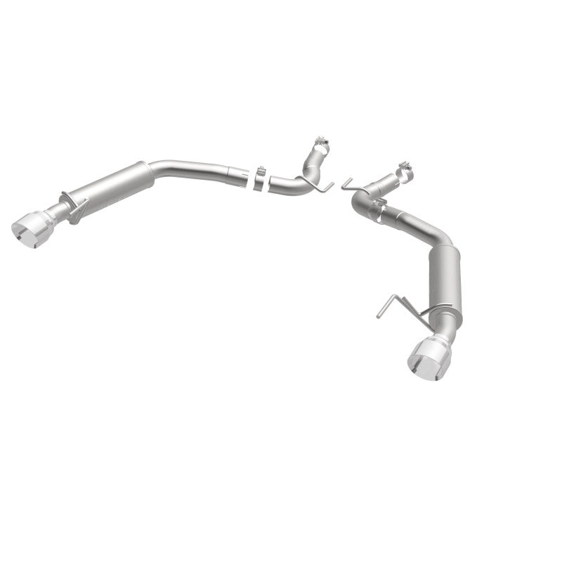 Magnaflow Axle Back Exhaust System SS 2.5in Competition Dual Split Polish 4.5in Tip 2015-2023 Ford Mustang EcoBoost - OneFastShop