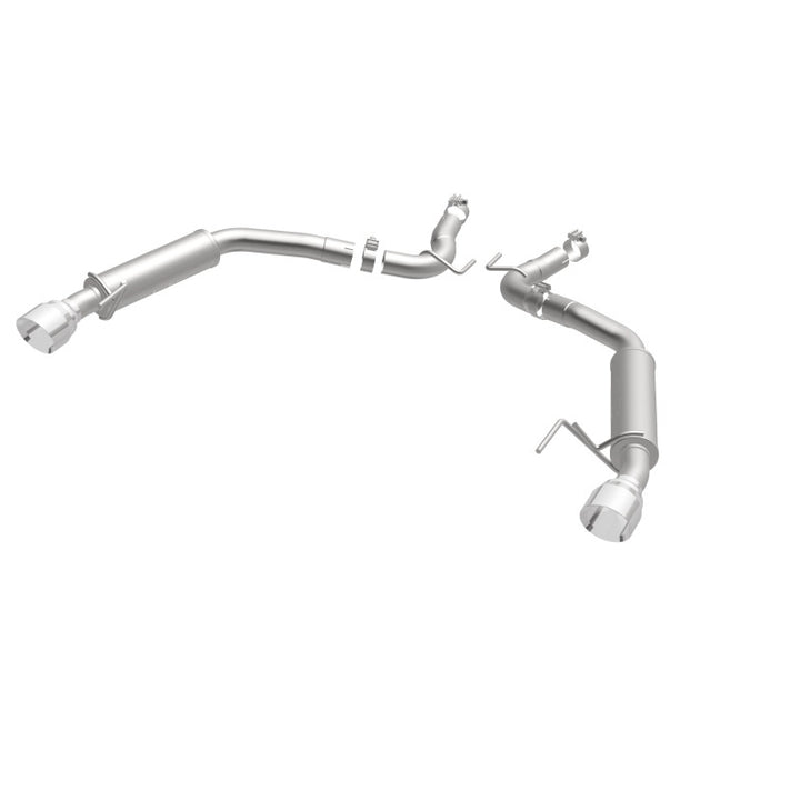 Magnaflow Axle Back Exhaust System SS 2.5in Competition Dual Split Polish 4.5in Tip 2015-2023 Ford Mustang EcoBoost - OneFastShop
