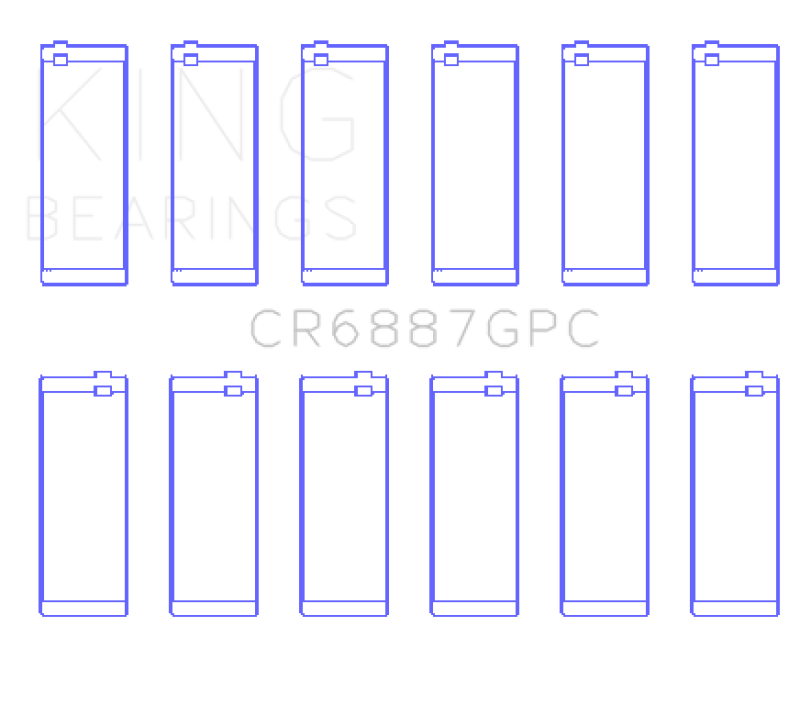 King Toyota Supra B58 Connecting Rod Bearing Set