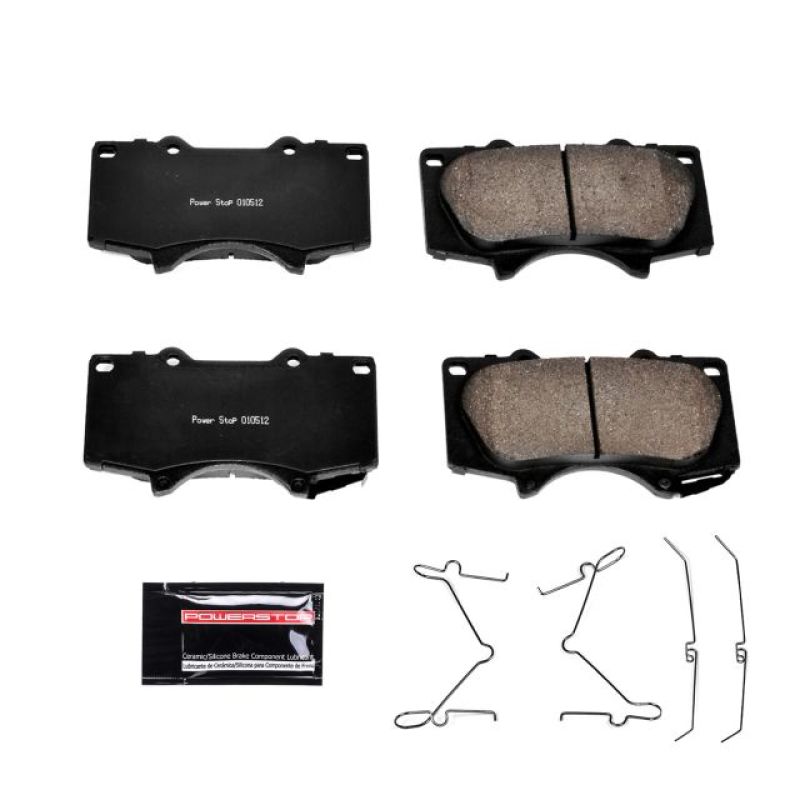 PowerStop Z23 Evolution Sport Brake Pads with Hardware for 2010-2019 Lexus GX460 - OneFastShop