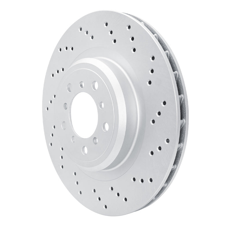 DFC Front Right Drilled Brake Rotor - BMW 1 Series M / M3 (E9x) 2008-2013 - GeoSpec Coated, image 3
