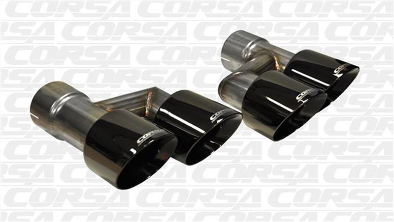 Corsa Exhaust Tip - Ford Mustang 2015-2018 - Black