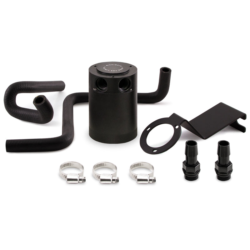 Mishimoto Baffled Oil Catch Can Kit Black for Subaru BRZ / Toyota 86 / Scion FR-S - 2013-2016 / 2017-2020 - OneFastShop