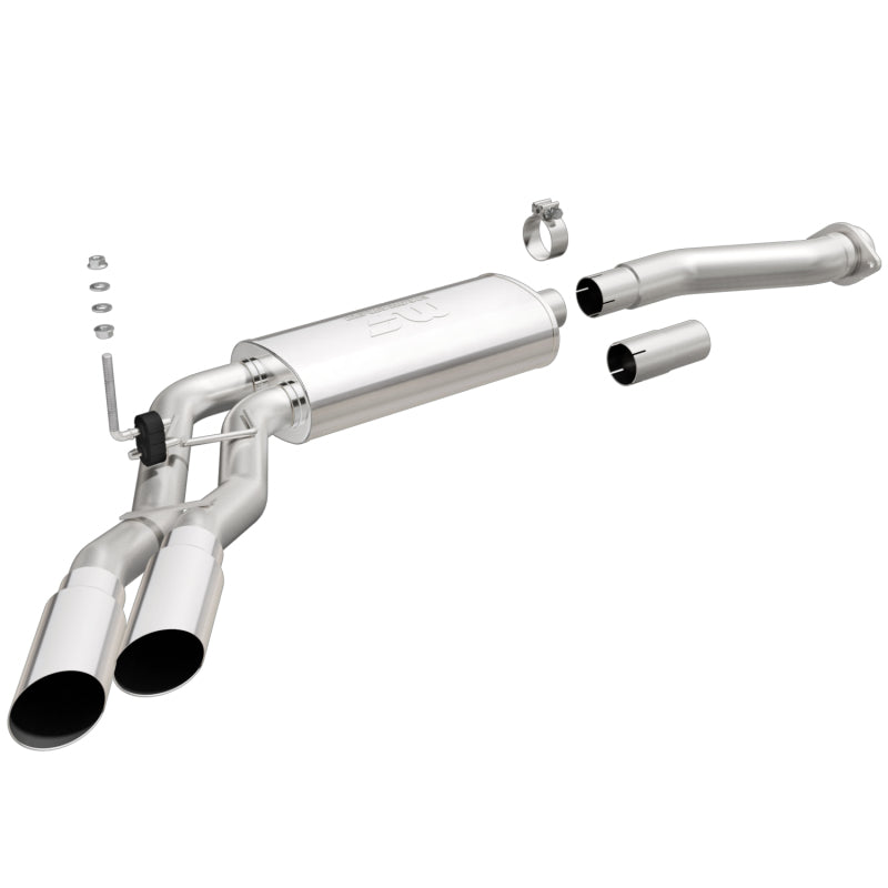 Magnaflow CatBack Performance Exhaust for 11-13 Ford F-150 Dual Same Side Before P/S Rear Tire - OneFastShop