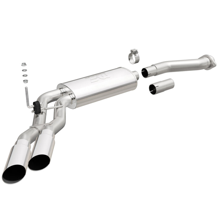 Magnaflow CatBack Performance Exhaust for 11-13 Ford F-150 Dual Same Side Before P/S Rear Tire - OneFastShop
