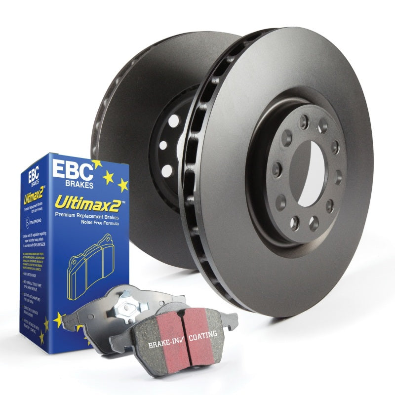 EBC Brake Pad Ultimax2 Set for Faster Brake-in - Aramid Fiber - Includes Caliper Lube - OneFastShop