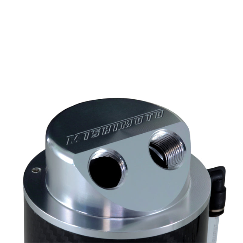 Mishimoto Carbon Fiber Oil Catch Can with 10mm Fittings