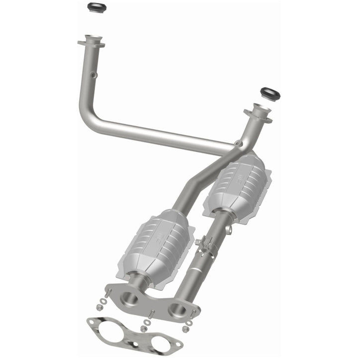 MagnaFlow Catalytic Converter DF Dual Outlet for GM Truck/SUV 96 - OneFastShop