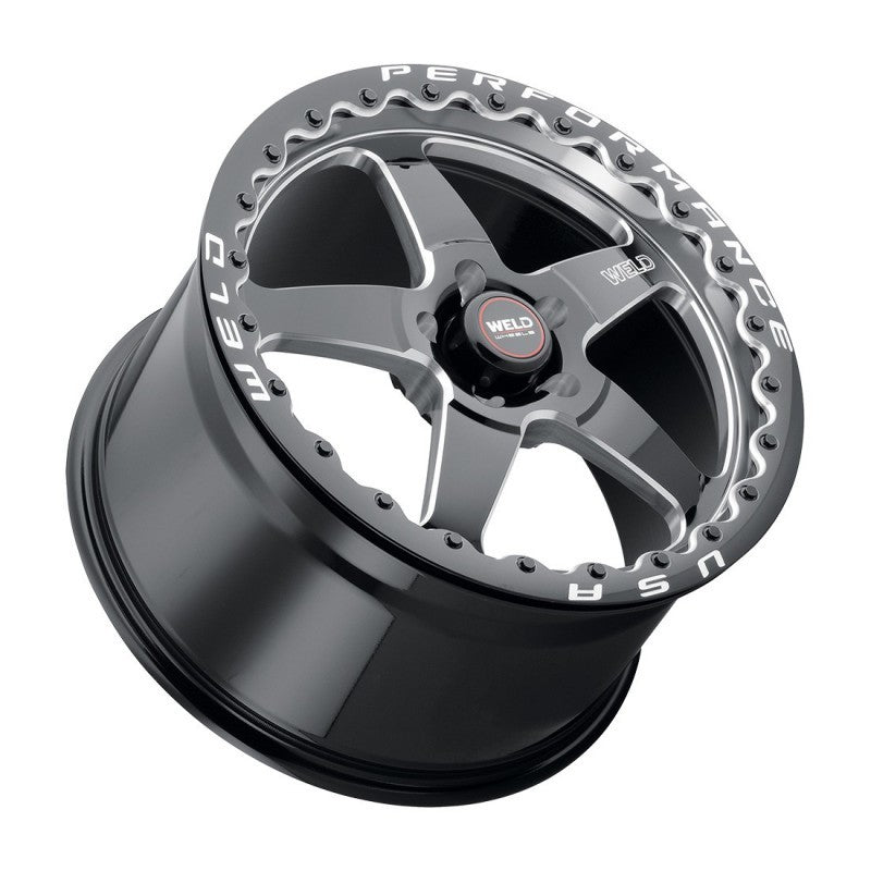 Weld S904 Ventura Beadlock Wheel – 18x10 5x115 ET30 BS6.70 Gloss Black Mill DIA 78.1 (904) - OneFastShop