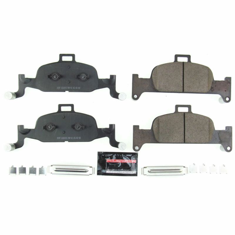 PowerStop Z23 Evolution Sport Brake Pads with Hardware for 2017-2018 Audi A4 All Models - OneFastShop
