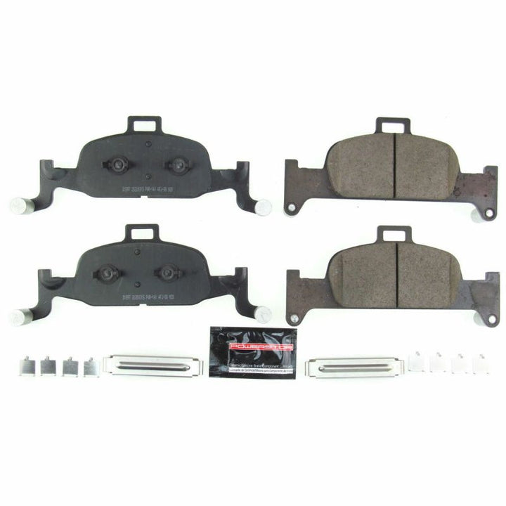 PowerStop Z23 Evolution Sport Brake Pads with Hardware for 2017-2018 Audi A4 All Models - OneFastShop