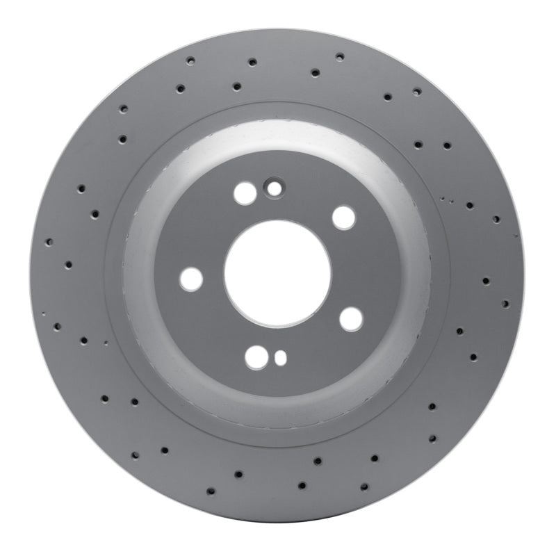 DFC GeoSpec Coated Drilled Rotor - Rear - Mercedes-Benz S450, S550, S560, Maybach (2014-2021)