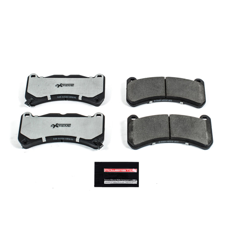PowerStop Z26 Extreme Street Brake Pads with Hardware for 13-14 Ford Mustang - OneFastShop