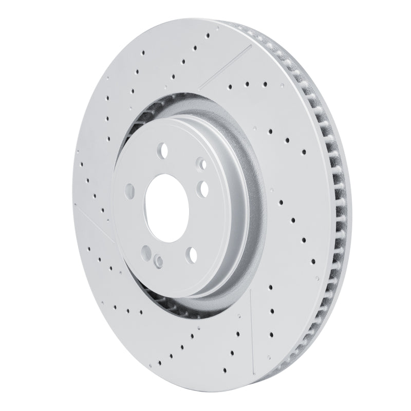 DFC GeoSPEC Coated Drilled and Slotted Rear Brake Rotor - Mercedes-Benz GLE53 AMG / GLS63 AMG 2021-2025, image 2