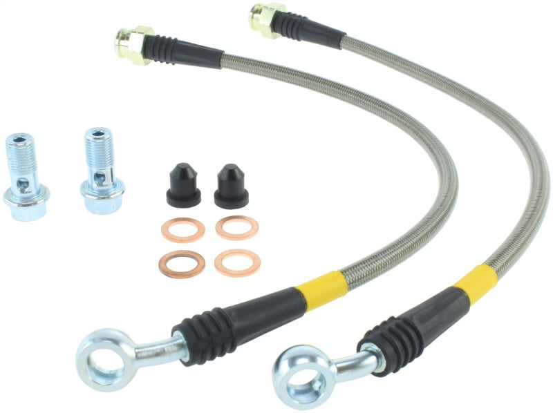 StopTech SS Rear Brake Lines for 2012 Jeep Grand Cherokee (Does Not Fit SRT Models) - OneFastShop