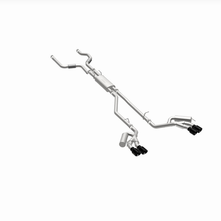 MagnaFlow 20-21 Ford Explorer 3.0L V6 Cat-Back Exhaust - Black Chrome Tips