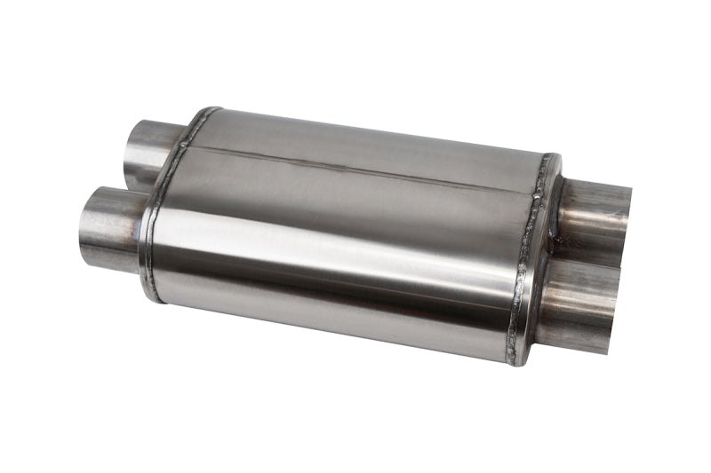 Corsa Pro-Series 304SS Packed Resonator - 3.0in Dual In/Out 19in