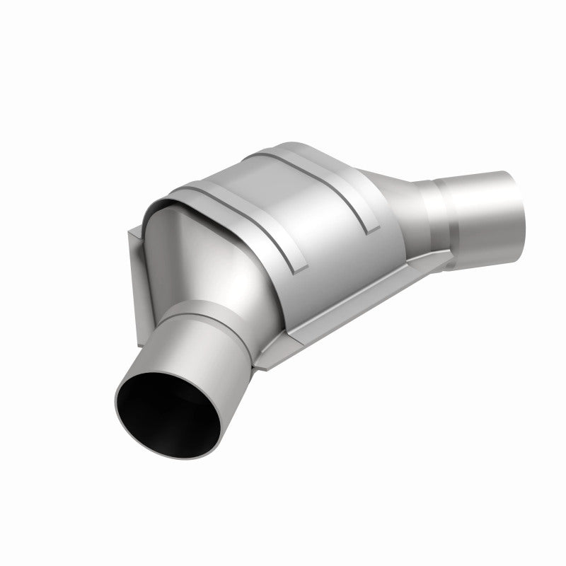 Magnaflow Conv Universal 2.00 Angled In Out OEM Compatible with 1996-2005 Subaru Lincoln Continental and Legacy Models