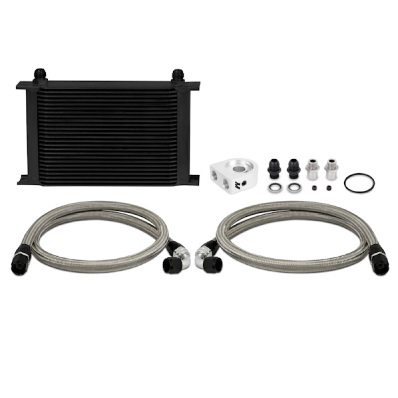Mishimoto Oil Cooler Kit 25 Row Universal Black Finish - OneFastShop