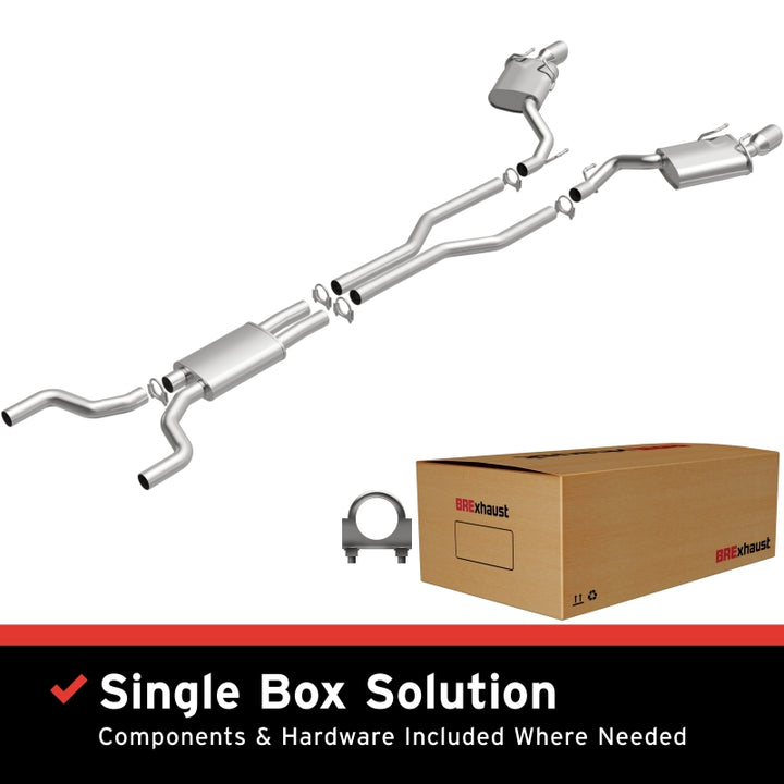 BRExhaust Exhaust System for 2010–2013 Chevrolet Camaro 6.2L - OneFastShop
