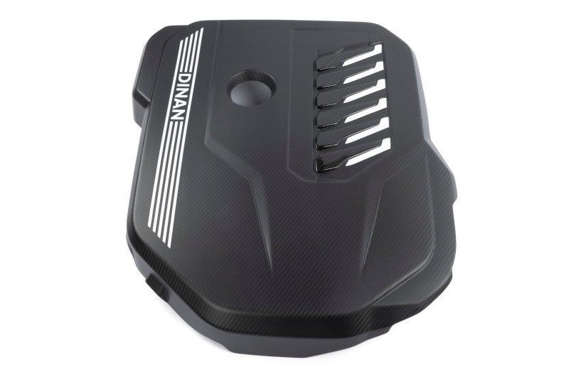 Dinan Carbon Fiber Engine Cover BMW B58D 2020-2026 - Matte Twill with Gloss Accents, image 5