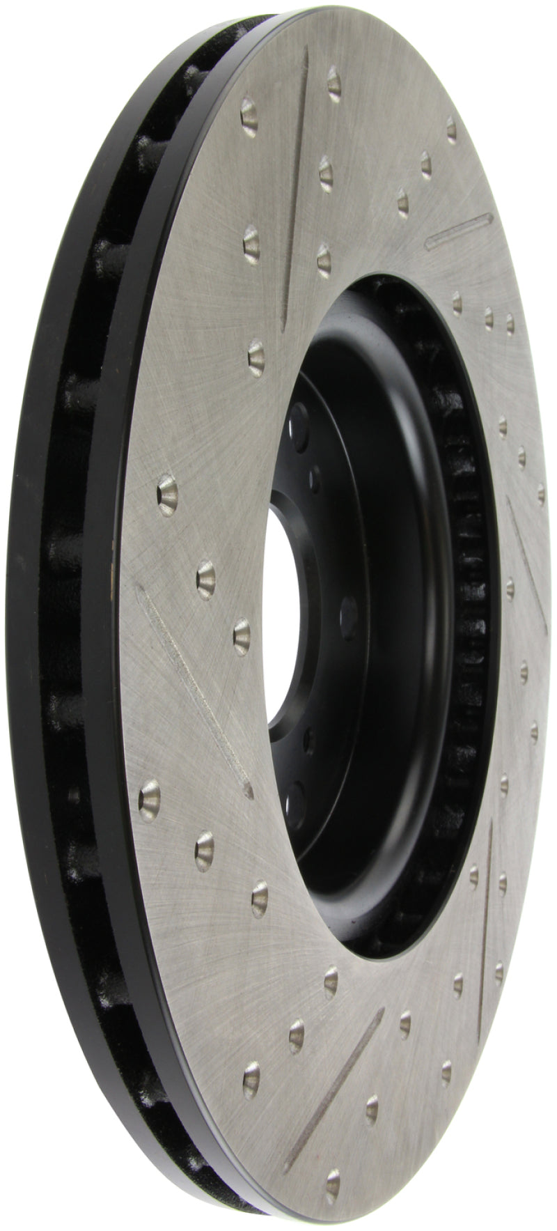 Stoptech SportStop Slotted Drilled Left Front Rotor for 04-08 Acura TL Brembo Caliper - OneFastShop