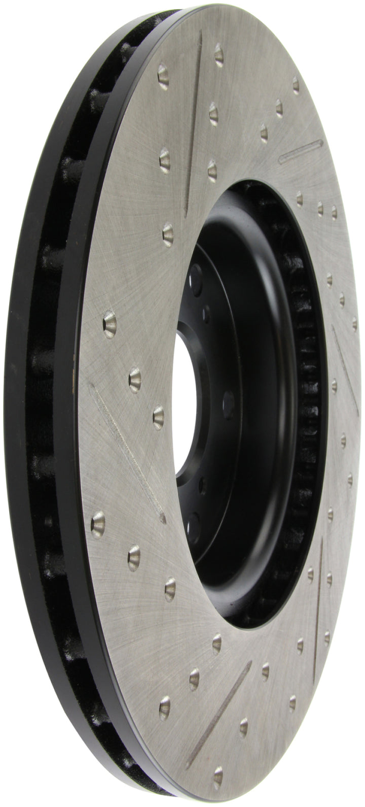 Stoptech SportStop Slotted Drilled Left Front Rotor for 04-08 Acura TL Brembo Caliper - OneFastShop