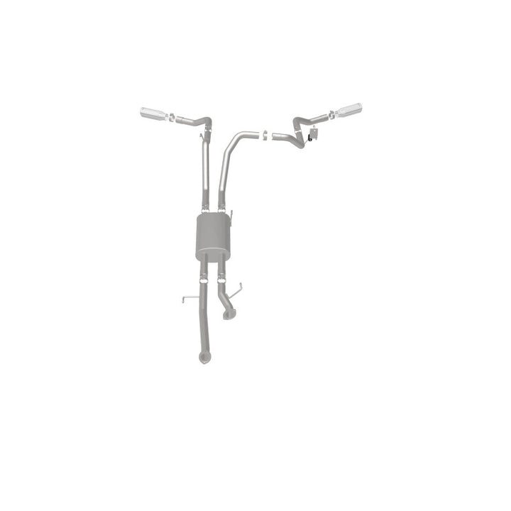 Magnaflow Street Series Cat-Back Exhaust System for Toyota Tundra 4.6L/5.7L V8 SS 2.5 Dual Split Rear 4in Tip - OneFastShop