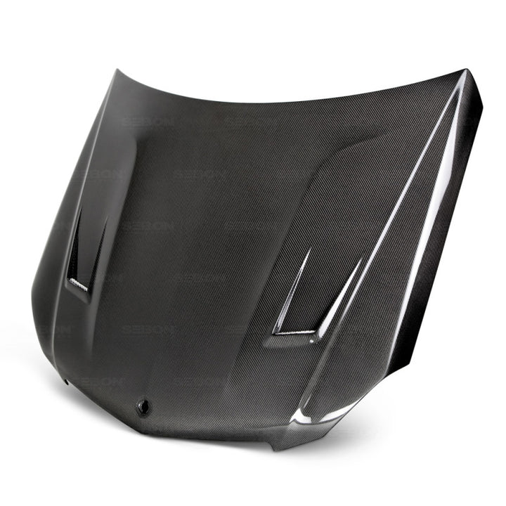 Seibon GT-Style Carbon Fiber Hood for 12-14 Mercedes Benz C63 AMG - OneFastShop