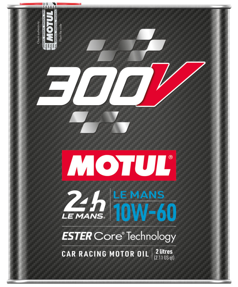 Motul 300V Le Mans Synthetic-ester Racing Oil 10W60 - 2L x10 - OneFastShop
