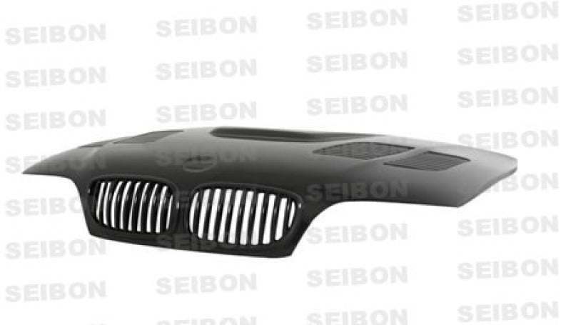 Seibon GTR-Style Carbon Fiber Hood for 02-05 BMW E46 2dr - OneFastShop