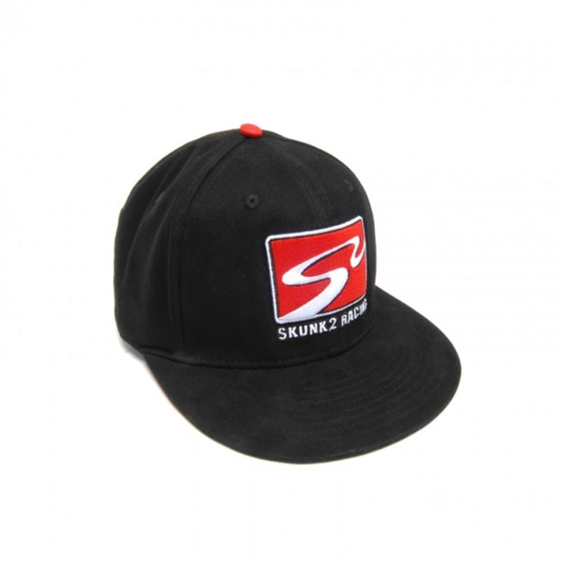 Skunk2 Racing Cap with Racetrack Logo - Black (L/XL) - OneFastShop