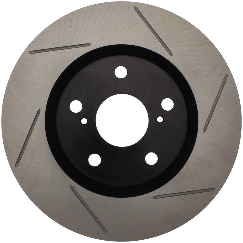 StopTech Power Slot Slotted Left Front Rotor for Lexus Pontiac Toyota - OneFastShop