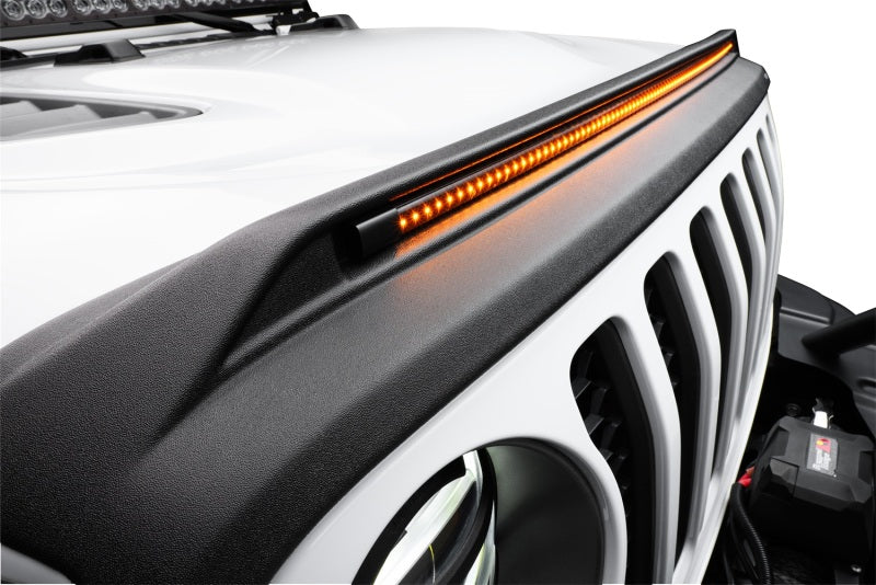 Husky Liners Aeroskin Lightshield PRO Hood Protector with LED for 2019-2021 Chevrolet Silverado 1500