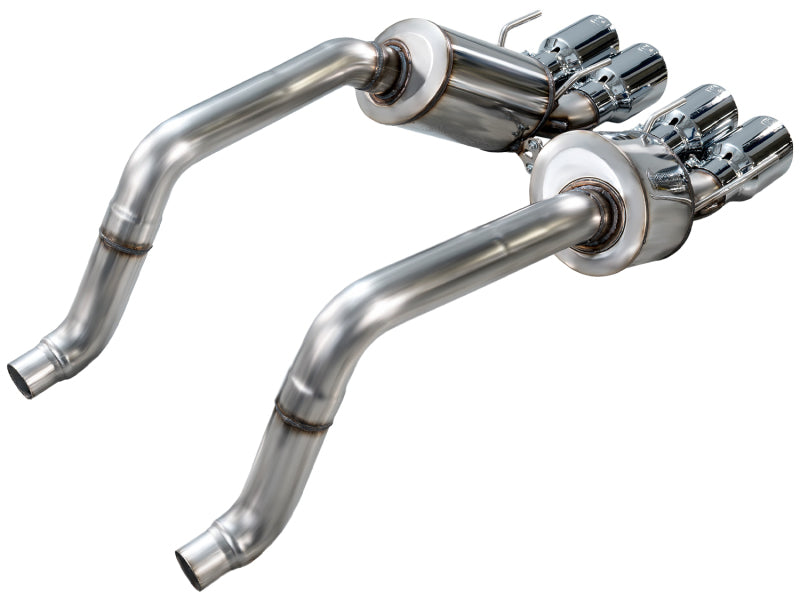 AWE Tuning Touring Edition Axle-Back Exhaust - Chevrolet Corvette C6 2005-2008 - Chrome Silver Tips, image 13
